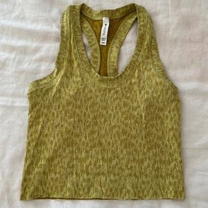 Athleta cropped racer back tank
